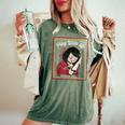 Vintage Horror Play With Me Haunted Ichimatsu Doll レディースオーバーサイズコンフォートTシャツ Moss