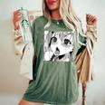 かわいいアヘ顔 アニメ 女の子 オタクウィーブ ラブ ビッグアイズ ドリップ レディースオーバーサイズコンフォートTシャツ Moss