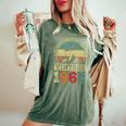 ヴィンテージ 1965 ギフト 男性 女性 長寿祝い 1965年生まれ 還暦祝い ユニークな誕生日プレゼント レディースオーバーサイズコンフォートTシャツ Moss