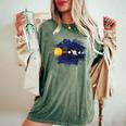 太陽系惑星 科学宇宙ファン 男の子 女の子tem キッズ レディースオーバーサイズコンフォートTシャツ Moss