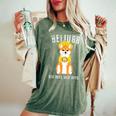 米寿祝い 犬 柴犬 ちゃんちゃんこ 男性 女性 犬好き 88歳 Dog Days Best Days レディースオーバーサイズコンフォートTシャツ Moss