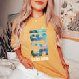 50歳の誕生日男性女性50歳限定版1975 レディースオーバーサイズコンフォートTシャツ Mustard