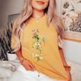 Beauty Flower（5） レディースオーバーサイズコンフォートTシャツ Mustard