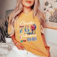 Chapter 76 Fabulousince 1949 76Th Birthday Queen Diamond レディースオーバーサイズコンフォートTシャツ Mustard