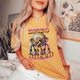 Disco Queen Retro Dancing 70 80 Disco Camiseta extragrande cómoda para mujer Mustard