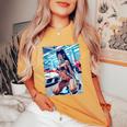 Hot Girl On メンズ Hot Asian Girl 輸入モデル レディースオーバーサイズコンフォートTシャツ Mustard