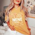 It's A Nene Thing Sayings Cute Grandma Women's Oversized Comfort T-Shirt Mustard
