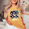 I Love 2D Girls ファニーメイド アニメ マンガ Manwha Waifu Otaku レディースオーバーサイズコンフォートTシャツ Mustard