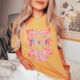Mother's Day Blessed To Be Called Mom And Nana Flowers Women's Oversized Comfort T-Shirt Mustard