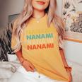 Nanami 七海 レディースオーバーサイズコンフォートTシャツ Mustard
