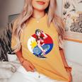 Pinay Girl フィリピン 強い フィリピン国旗 フィリピンプライド レディースオーバーサイズコンフォートTシャツ Mustard