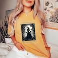 Salem 1692 They Missed One Witch Tarot Card ハロウィンtシャツ レディースオーバーサイズコンフォートTシャツ Mustard