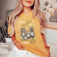 Today Is Slap An Idiot Day I’M Gonna Be Busy Crazy Chicken Women's Oversized Comfort T-Shirt Mustard