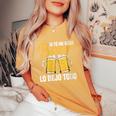 I Tu Me Dices Beer Lo Dejo Todo Cuello Camiseta extragrande cómoda para mujer Mustard