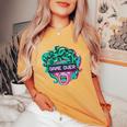 ゲームオーバー・メドゥーサ Alt Indie Aestheticaporwave Egirl Eboy レディースオーバーサイズコンフォートTシャツ Mustard
