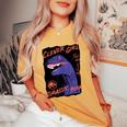 ジュラシック・ワールド Clever Girljurassic Park レディースオーバーサイズコンフォートTシャツ Mustard