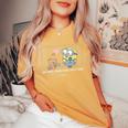 ミニオンズ ボブ&ティム Be Kind Think Kindtay Kind レディースオーバーサイズコンフォートTシャツ Mustard