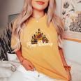 モルトウイスキー、 Malt Whiskey 面白いウイスキーパロディー レディースオーバーサイズコンフォートTシャツ Mustard