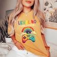 レベル 40歳 男性 女性 ゲーム 40代 40歳 誕生日 レディースオーバーサイズコンフォートTシャツ Mustard