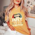 ヴィンテージ誕生日 50歳 男性 女性 1975年7月生まれ レディースオーバーサイズコンフォートTシャツ Mustard