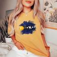 太陽系惑星 科学宇宙ファン 男の子 女の子tem キッズ レディースオーバーサイズコンフォートTシャツ Mustard