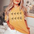 黒人白人男性女性リッチプアーパトリオットリベラル・スカル レディースオーバーサイズコンフォートTシャツ Mustard