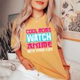 Anime Mom Kawaii Cosplay Fans Manga Japan Mother's Day Women's Oversized Comfort T-Shirt Yam
