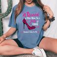 43歳の誕生日 ハイヒール A Queen Was Born In 7月 1981 レディースオーバーサイズコンフォートTシャツ Blue Jean