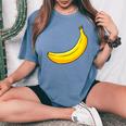 Bananaeganegetarian Merch レディースオーバーサイズコンフォートTシャツ Blue Jean