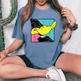 Daffy Duck レディースオーバーサイズコンフォートTシャツ Blue Jean