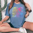My Granddaughter Gymnastics Grandma Of A Gymnast Grandma Small Black Women's Oversized Comfort T-Shirt Blue Jean