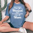 Marisol Name Mother's Day Personalized Mom Women's Oversized Comfort T-Shirt Blue Jean