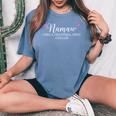 Namaw Like A Grandma Only Cooler Heart Mother's Day Namaw Women's Oversized Comfort T-Shirt Blue Jean