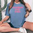 Number One Girl レディースオーバーサイズコンフォートTシャツ Blue Jean