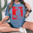 Zombiekateboarder Distressed Zombie Lovers Hombres Es In Mangas Camiseta extragrande cómoda para mujer Blue Jean
