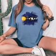 太陽系惑星 科学宇宙ファン 男の子 女の子tem キッズ レディースオーバーサイズコンフォートTシャツ Blue Jean