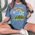 Chinga La Migra Chinga Tu Maga Rainbow Immigration Rights Women's Oversized Comfort T-Shirt Mustard