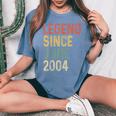 Legend 2004 21St Birthday For 21 Year Old Women's Oversized Comfort T-Shirt Mustard