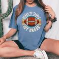 Ready To Tackle 1St Grade Football First Day Boys Toddlers Women's Oversized Comfort T-Shirt Mustard