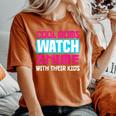 Anime Mom Kawaii Cosplay Fans Manga Japan Mother's Day Women's Oversized Comfort T-Shirt Crimson
