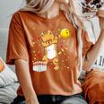 Dabbing Cat ボウリングシャツ 面白いボウリングギフト 猫 お母さん 女の子 レディースオーバーサイズコンフォートTシャツ Yam