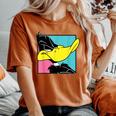 Daffy Duck レディースオーバーサイズコンフォートTシャツ Yam