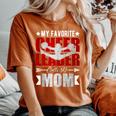 My Favorite Cheerleader Calls Me Mom Cheer Mom Women's Oversized Comfort T-Shirt Yam