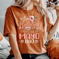 Hecha En Mayo 1980 Regalo 45 Años Cumpleaños Camiseta extragrande cómoda para mujer Yam