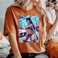 Hot Girl On メンズ Hot Asian Girl 輸入モデル レディースオーバーサイズコンフォートTシャツ Yam