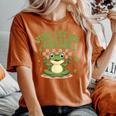 Just Let Metim Bro Groovy Let Metim Bro自閉症啓発 レディースオーバーサイズコンフォートTシャツ Yam