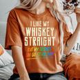 Like My Whiskeytraight Friends Lgbtq Gay Pride Proud Ally レディースオーバーサイズコンフォートTシャツ Yam