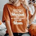 Marisol Name Mother's Day Personalized Mom Women's Oversized Comfort T-Shirt Yam