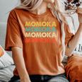 Momoka 桃花 レディースオーバーサイズコンフォートTシャツ Yam