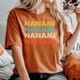 Nanami 七海 レディースオーバーサイズコンフォートTシャツ Yam